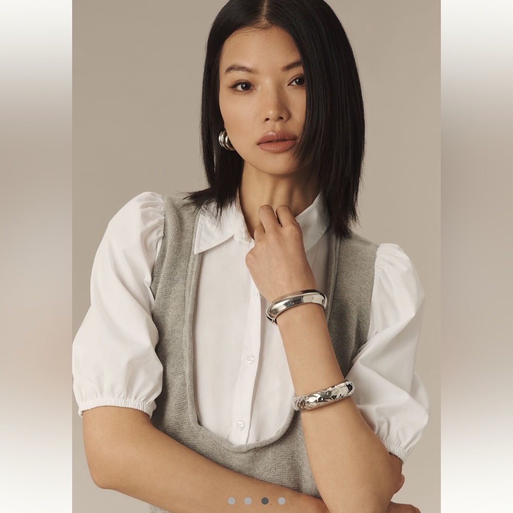 By Anthropologie Towfer knit shirt dress - Picture 4 of 11